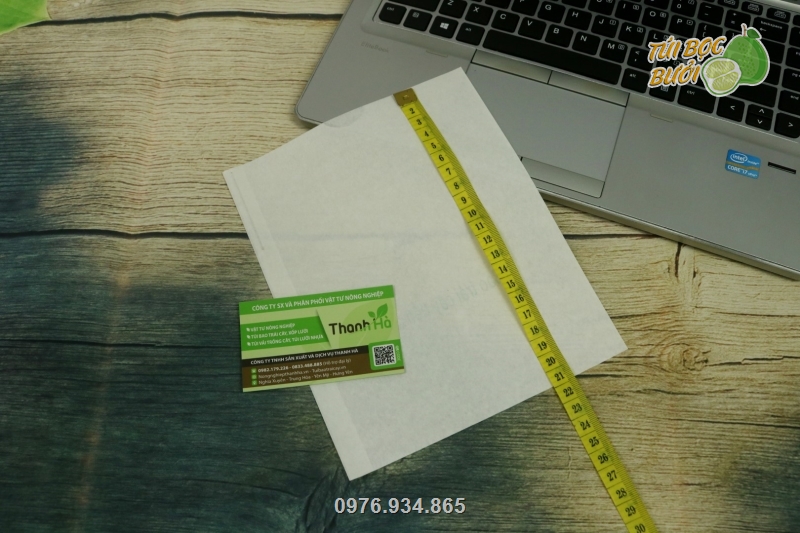 Túi giấy sáp trắng có kích thước 16x20cm chuyên dùng bao trái ổi, na...
