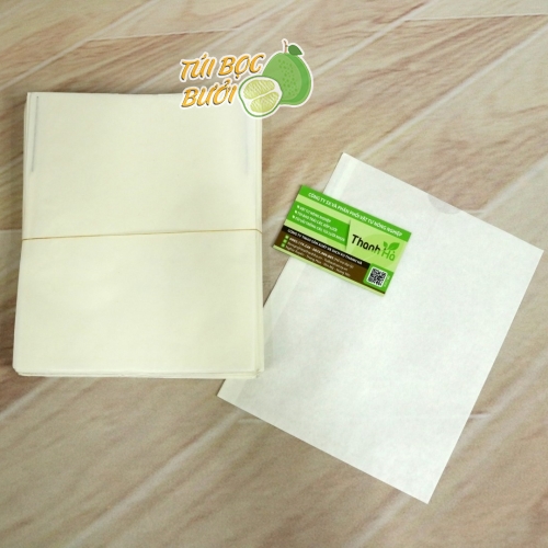 Túi bọc trái cây giấy sáp trắng thương hiệu Thanh Hà kích thước 16x20cm