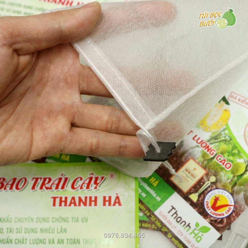 Núm cao su răng cưa thiết kế độc quyền của túi bao trái Thanh Hà